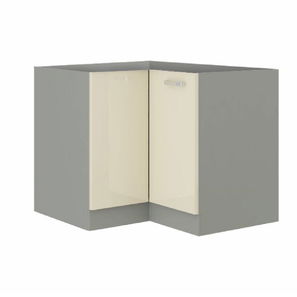 Dulap de bucătărie de colț Pleitton (bej)