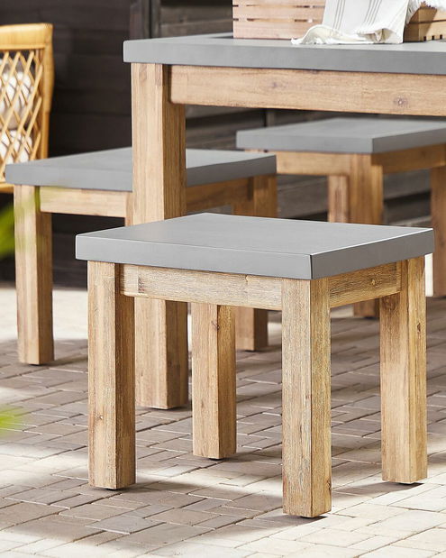 Set 2 ks. záhradných stoličiek Orlando (sivá)