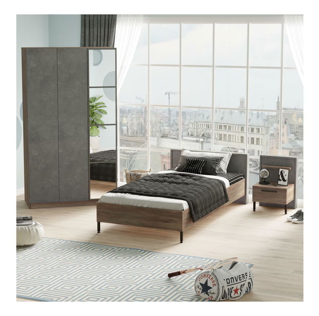 Tanulószoba habmi 4 (barna + szürke) 