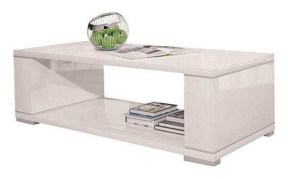Konferenčný stolík Lirana (biela lesklá)