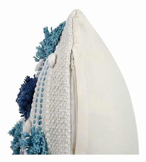 Pernă decorativă 45 x 45 cm Datar (albastru)