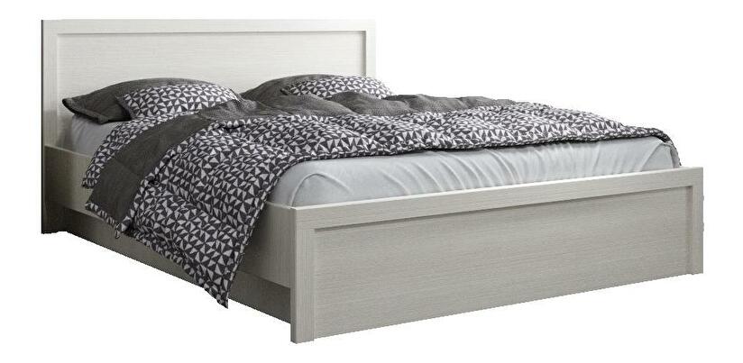 Franciaágy 160 cm Japon (fehér) (ágyráccsal) (tárolóhellyel)