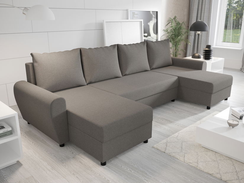 Rohová sedacia súprava U Fleur U (béžová)