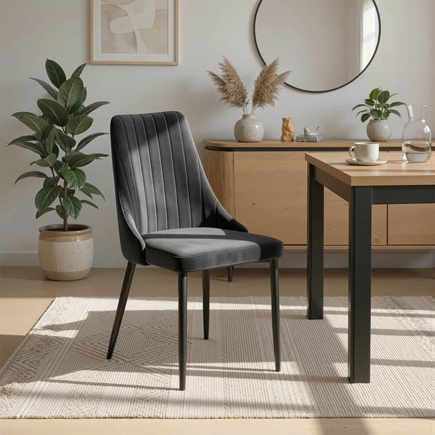 Étkezőszék Boquete (fekete) 