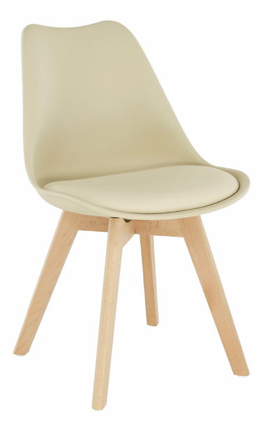 Scaun de sufragerie Balmaris (Vanilie)