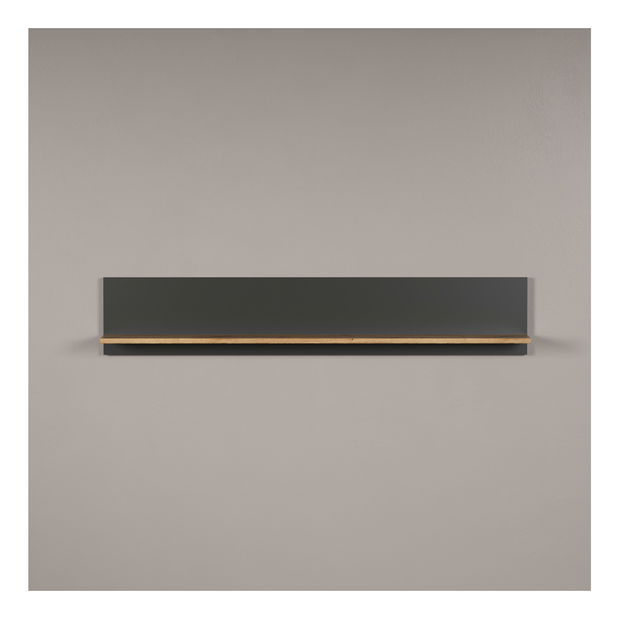 Raft de perete Esferas (grafit + stejar evoke) 