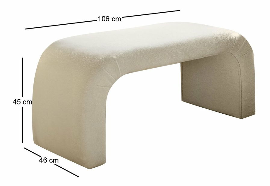 Taburetka Naos 2 (biela)