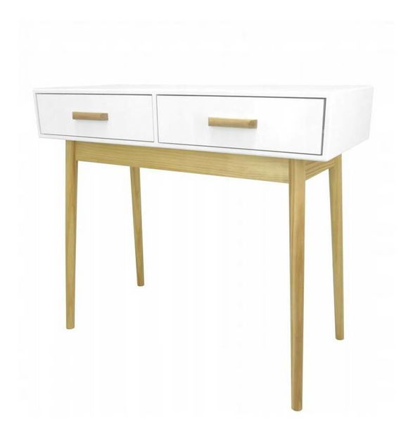 Masă de toaletă Scandy (Alb)