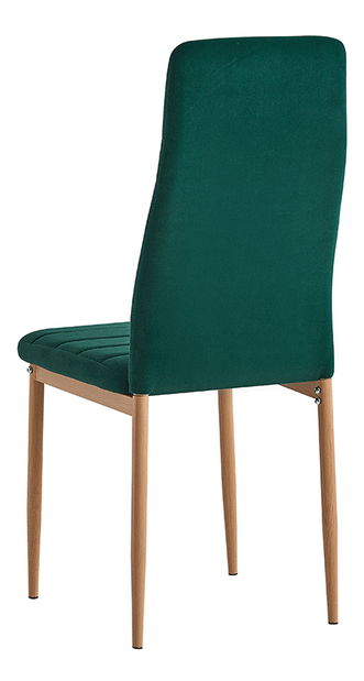 Scaun de sufragerie Antigone NEW (smaragd + stejar)