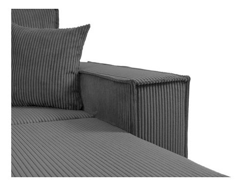 Sofa na razvlačenje Stosono (tamnoplava) (s prostorom za odlaganje)