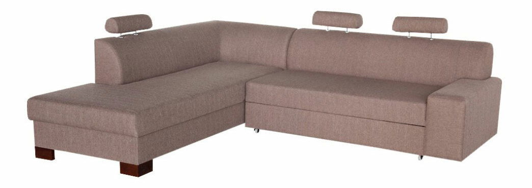 Rohová sedačka Paris šenil svetlohnedý (L)