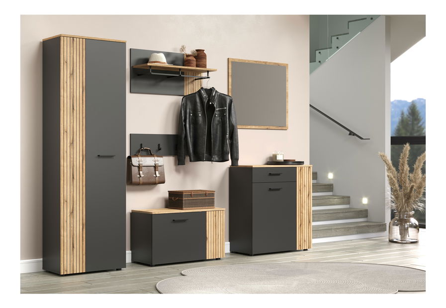 Panel za vješanje Esferas (grafit + hrast evoke) 