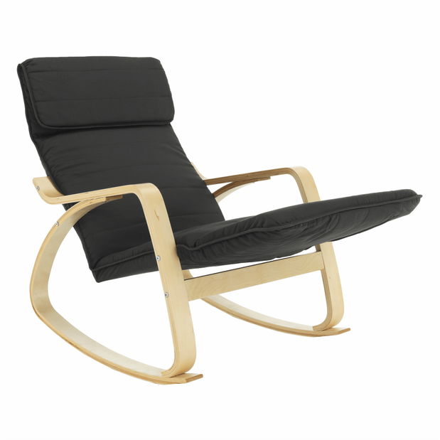 Fotelja za ljuljanje Runde (siva + breza) *rasprodaja