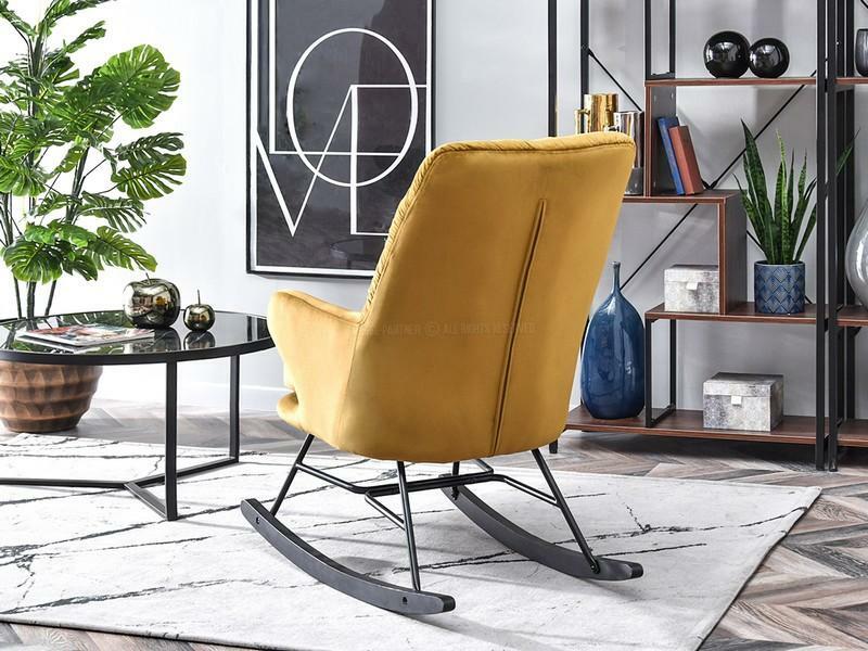 Fotel Lusil (arany + fekete)