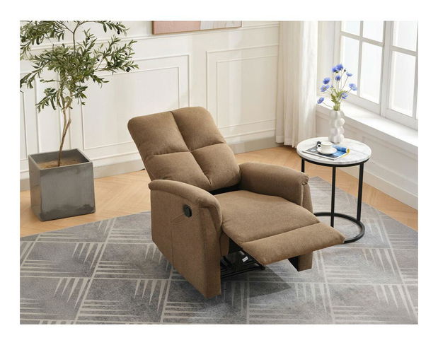 Podesiva fotelja Temor (smeđa)