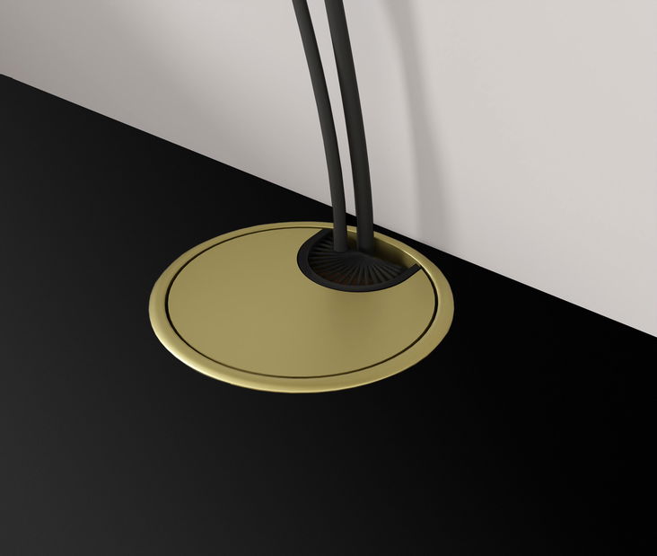 Masă TV Ikaro (Negru + Stejar artisan)