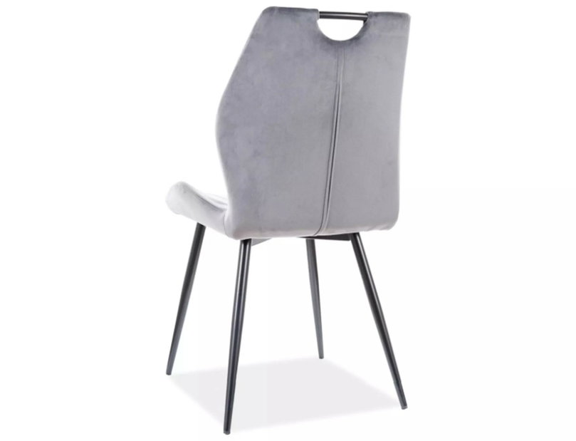 Scaun de sufragerie Althea (Gri + Negru)