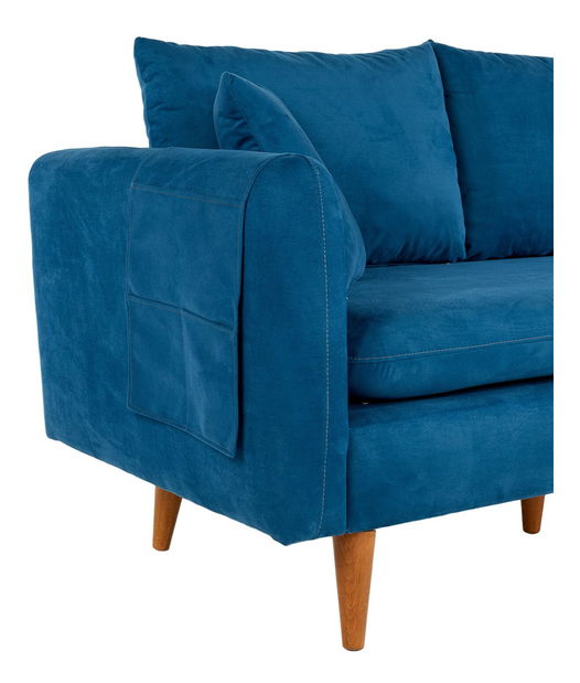 Canapea trei locuri Sika (albastru închis)