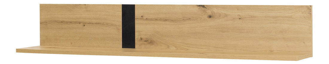 Polica Filippa F9 (hrast artisan + crna)