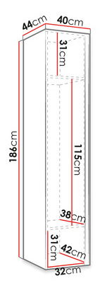 Predsoblje Torro 1D (bijela)