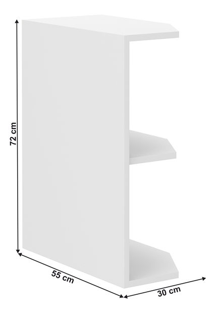 Raft de jos bucatarie Lesana 1 (alb) 30 D ZAK BB