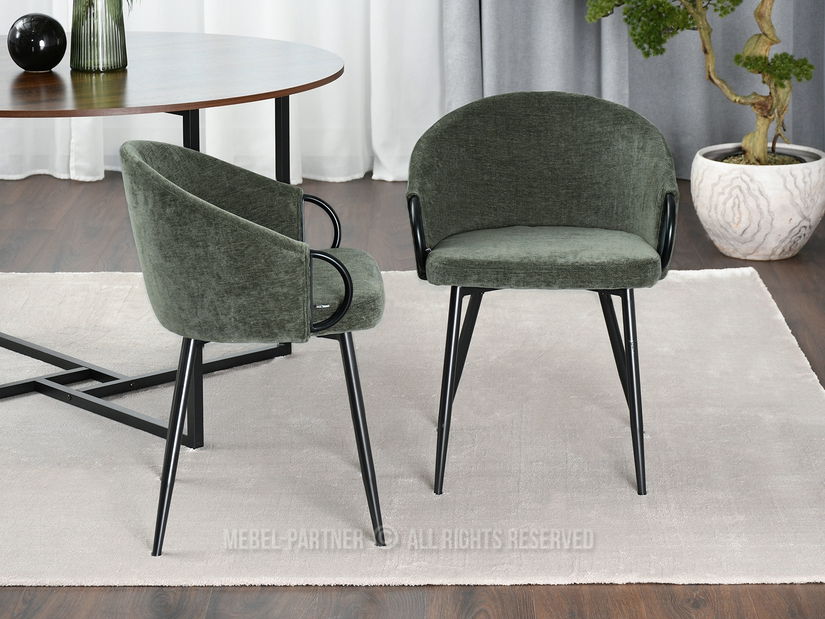 Scaun Carma K (verde + negru)