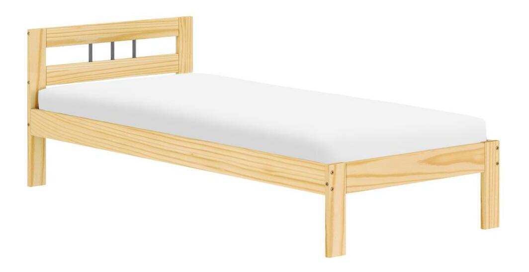 Egyszemélyes ágy 90x200 cm Joja (természetes)