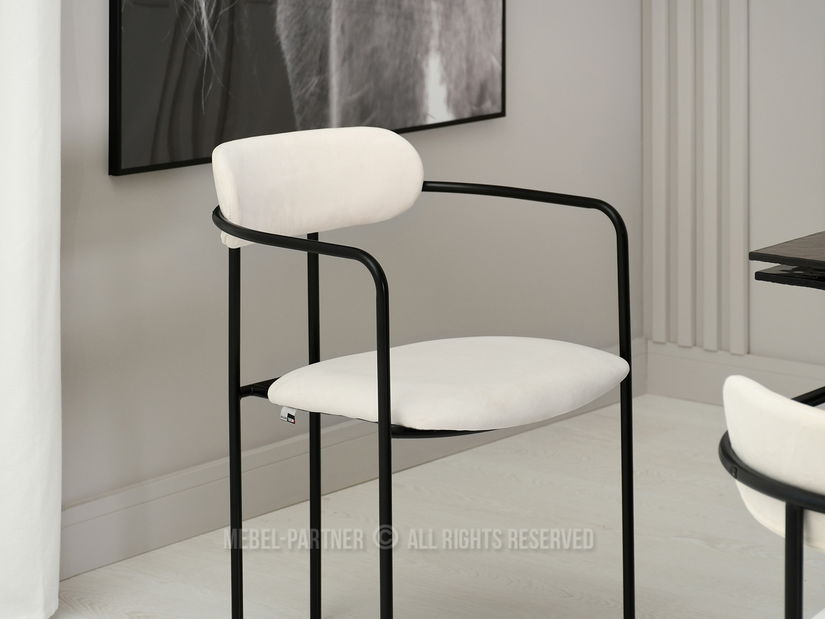 Szék Magnus (krém + fekete)