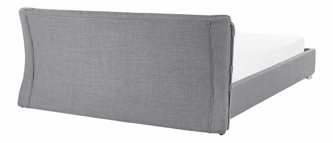 Manželská posteľ 160 cm PARNAS (s roštom) (sivá)