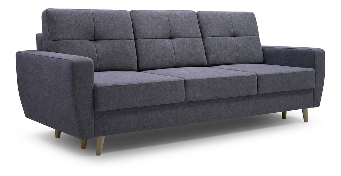 Pohovka trojsedačka Buenolo (tmavosivá)