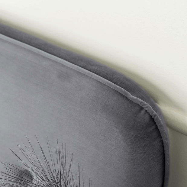 Jednostruki krevet 120 cm Dictador (tamnosiva) (s podnicom)