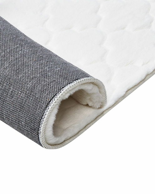 Koberec z umelej kožušiny 160 x 230 cm Gharry (biela)