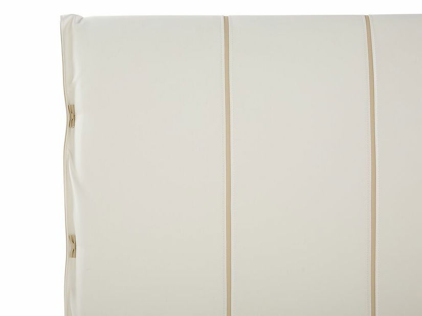 Manželská posteľ 160 cm BETTEA (s roštom) (biela)