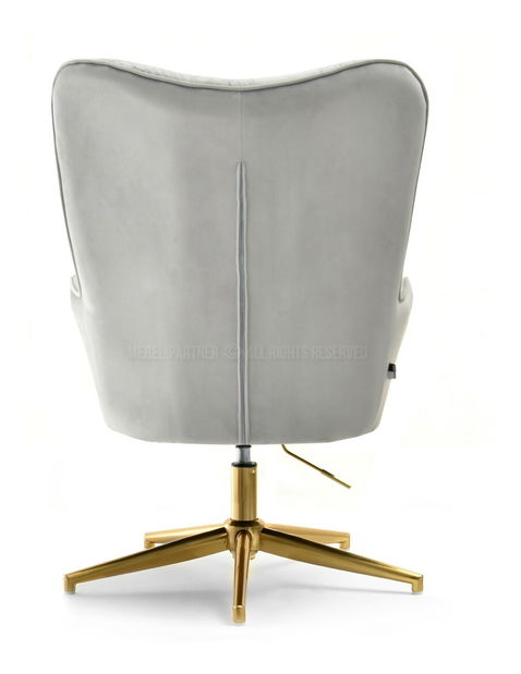 Fotoliu Meryl (gri + auriu)