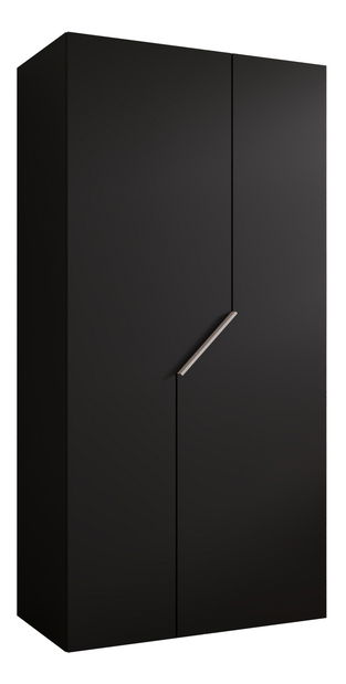 Šatníková skriňa Alaris 1 100 (čierna + kašmír)