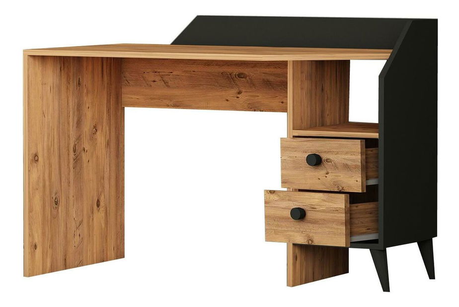 Masă PC Dekube 5 (pin atlantic + negru) 