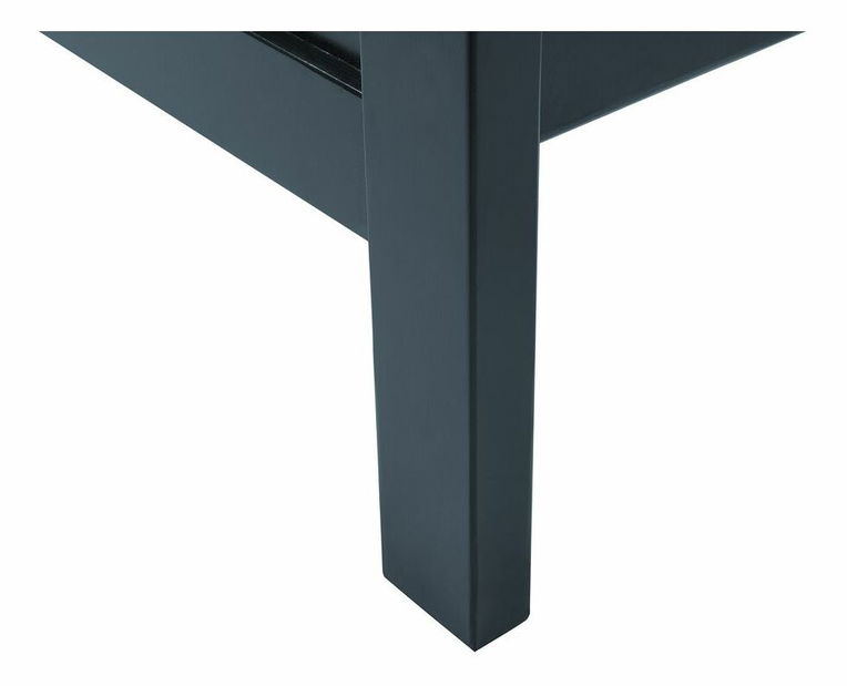 Franciaágy 140 cm OLIVE (ágyráccsal) (kék)