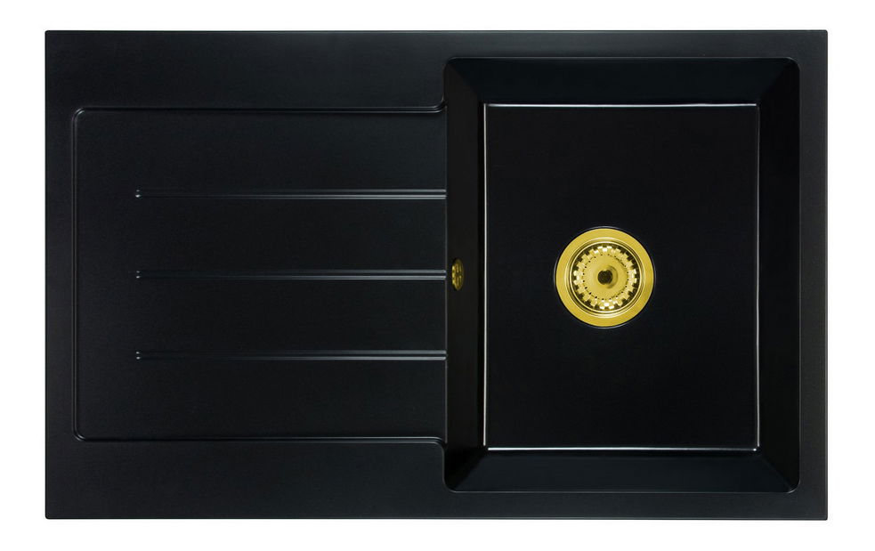 Mosogató Ruxom (fekete) (csaplyuk nélküll) (B)