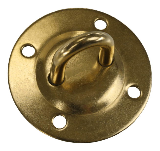 Fotoliu balansoar suspendat Belgica 1 (transparent + auriu + roz) 