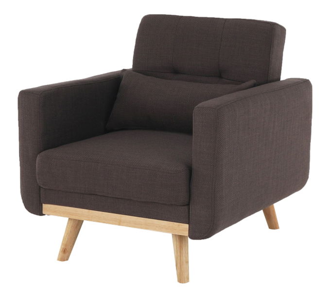 Rozkladacie kreslo Alestra (hnedá)