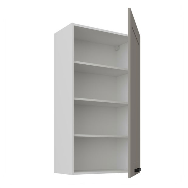 Horná kuchynská skrinka Lucid 60 G-108 1F (korpus: biela + front: mdf claygrey)