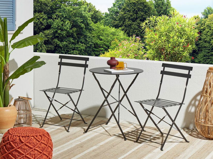 Set mobilier pentru balcon Frey (negru)