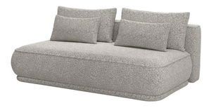 Pohovka trojsedačka Lesanna (tmavobéžová + čierna)