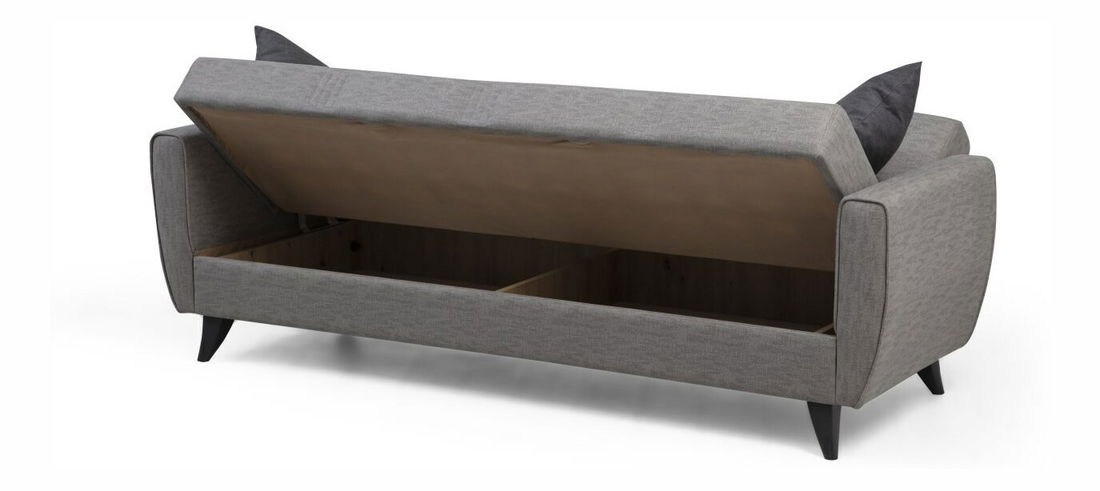 Háromszemélyes kanapé Zendana (világosszürke)