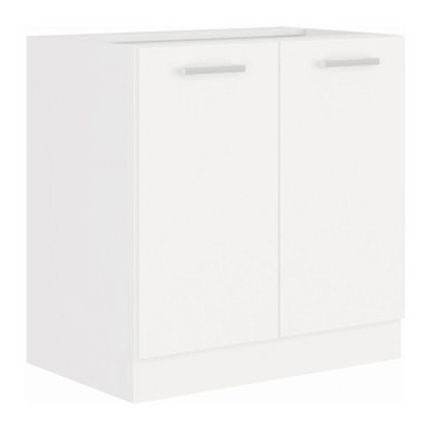 Dulap inferior Strolis 80 D 2F BB (alb)