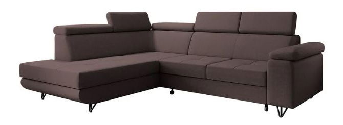 Rozkladacia sedacia súprava Jopo (hnedá) (L) 