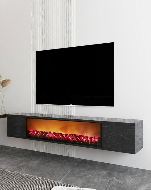 TV stolík/skrinka Parameunt (čierna)