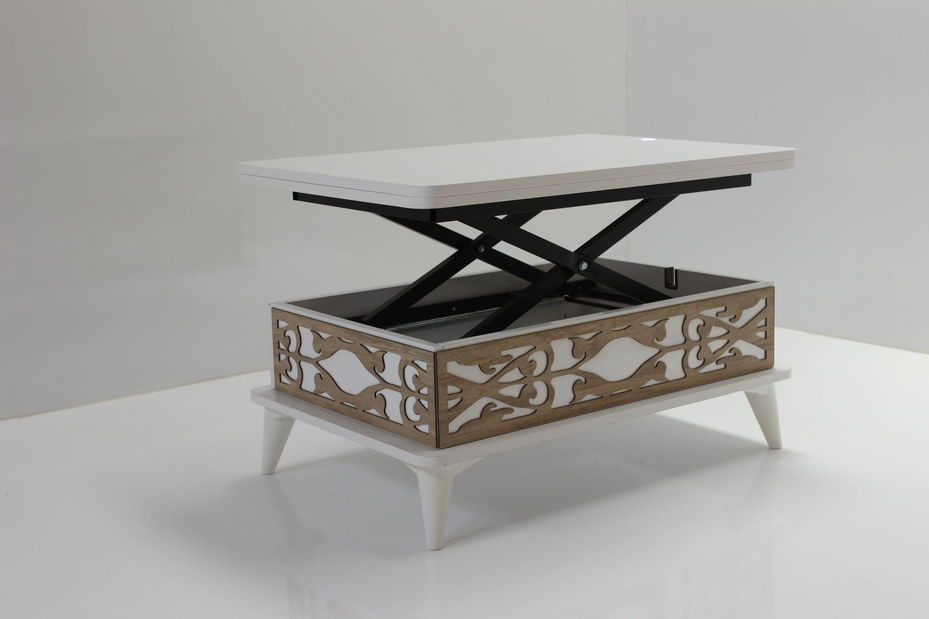 Konferenčný stolík Adie (biela)