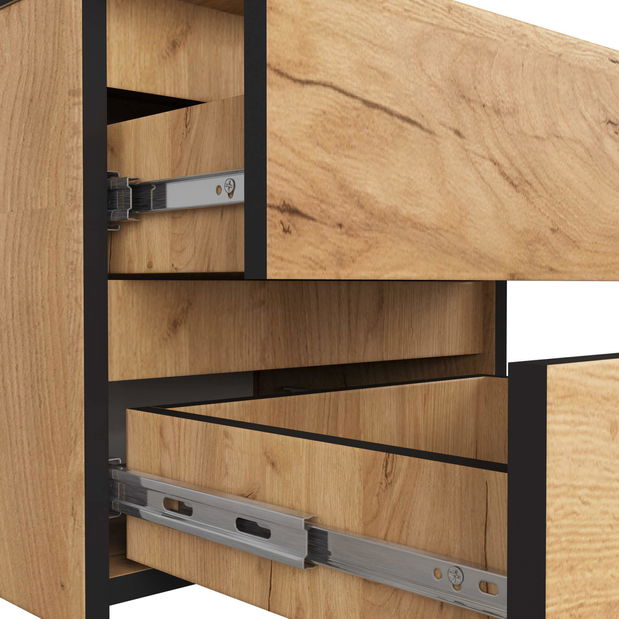 Noptieră Cleania CL2 (stejar craft)