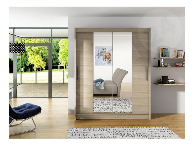 Ormar za garderobu Primrose II (sonoma)